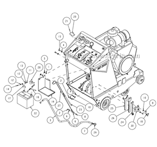 Part Location Diagram of 163991 MK Diamond Fitting, 3/4 X 11.5 Fnh X 3/8